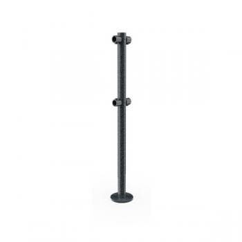 Oxgard Стойка ограждения i-образная (антик серебро, черный)