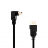 Кабель HDMI - HDMI 1.4, 3м, Gold, угловой PROconnect (17-6205-4) - Кабель HDMI - HDMI 1.4, 3м, Gold, угловой PROconnect (17-6205-4)