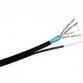 Space Technology FTP CAT 5E CU 4X2X0,50 CU PE ВНЕШНИЙ С ТРОСОМ (МЕДНЫЙ) - Space Technology FTP CAT 5E CU 4X2X0,50 CU PE ВНЕШНИЙ С ТРОСОМ (МЕДНЫЙ)