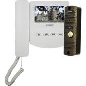  - AccordTec Комплект домофонии AT-home4 WH-BZ